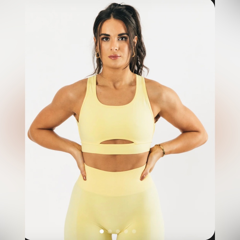 Alphalete Lemonade Trinity Sports Bra